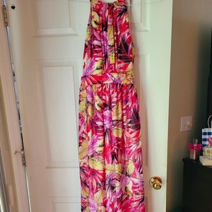 Anne klein Pink floral summer dress